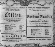 Theaterzettel (Oper und Burgtheater in Wien) 18060526 Seite: 1