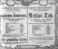 Theaterzettel (Oper und Burgtheater in Wien) 18060601 Seite: 1