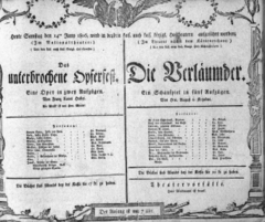 Theaterzettel (Oper und Burgtheater in Wien) 18060614 Seite: 1