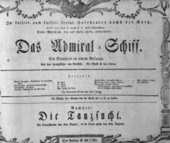 Theaterzettel (Oper und Burgtheater in Wien) 18060723 Seite: 1