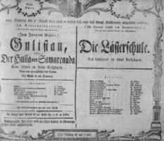 Theaterzettel (Oper und Burgtheater in Wien) 18060803 Seite: 1