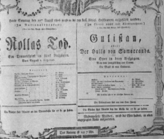 Theaterzettel (Oper und Burgtheater in Wien) 18060810 Seite: 1