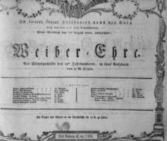 Theaterzettel (Oper und Burgtheater in Wien) 18060813 Seite: 1