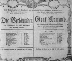 Theaterzettel (Oper und Burgtheater in Wien) 18060814 Seite: 1