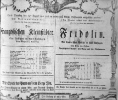 Theaterzettel (Oper und Burgtheater in Wien) 18060819 Seite: 1