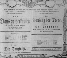 Theaterzettel (Oper und Burgtheater in Wien) 18060823 Seite: 1
