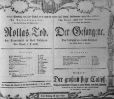 Theaterzettel (Oper und Burgtheater in Wien) 18060824 Seite: 1