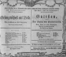 Theaterzettel (Oper und Burgtheater in Wien) 18060909 Seite: 1