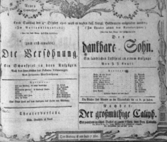 Theaterzettel (Oper und Burgtheater in Wien) 18061004 Seite: 1