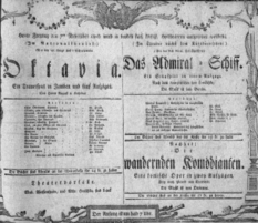 Theaterzettel (Oper und Burgtheater in Wien) 18061107 Seite: 1