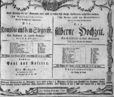Theaterzettel (Oper und Burgtheater in Wien) 18061121 Seite: 1