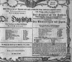 Theaterzettel (Oper und Burgtheater in Wien) 18061124 Seite: 1