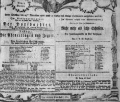 Theaterzettel (Oper und Burgtheater in Wien) 18061125 Seite: 1