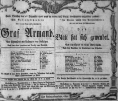 Theaterzettel (Oper und Burgtheater in Wien) 18061202 Seite: 1