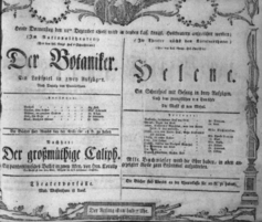 Theaterzettel (Oper und Burgtheater in Wien) 18061211 Seite: 1
