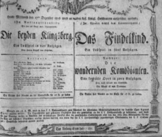 Theaterzettel (Oper und Burgtheater in Wien) 18061217 Seite: 1