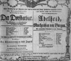 Theaterzettel (Oper und Burgtheater in Wien) 18061228 Seite: 1