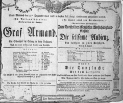 Theaterzettel (Oper und Burgtheater in Wien) 18061231 Seite: 1