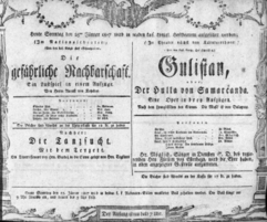 Theaterzettel (Oper und Burgtheater in Wien) 18070125 Seite: 1
