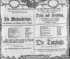 Theaterzettel (Oper und Burgtheater in Wien) 18070304 Seite: 1