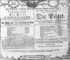 Theaterzettel (Oper und Burgtheater in Wien) 18070401 Seite: 1