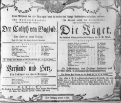Theaterzettel (Oper und Burgtheater in Wien) 18070513 Seite: 1