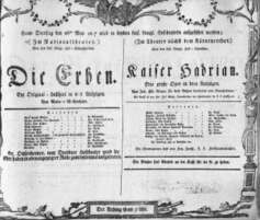 Theaterzettel (Oper und Burgtheater in Wien) 18070526 Seite: 1