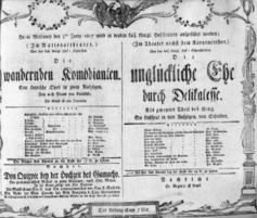 Theaterzettel (Oper und Burgtheater in Wien) 18070603 Seite: 1
