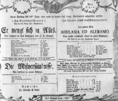 Theaterzettel (Oper und Burgtheater in Wien) 18070626 Seite: 1