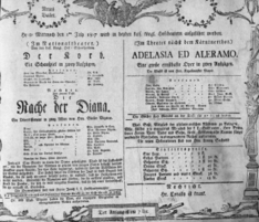 Theaterzettel (Oper und Burgtheater in Wien) 18070701 Seite: 1