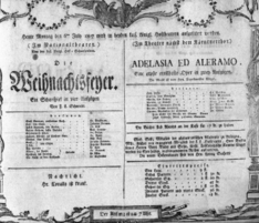 Theaterzettel (Oper und Burgtheater in Wien) 18070706 Seite: 1