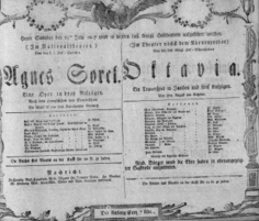 Theaterzettel (Oper und Burgtheater in Wien) 18070725 Seite: 1