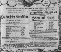 Theaterzettel (Oper und Burgtheater in Wien) 18070729 Seite: 1
