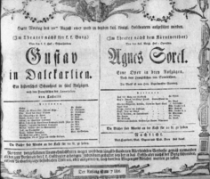 Theaterzettel (Oper und Burgtheater in Wien) 18070810 Seite: 1