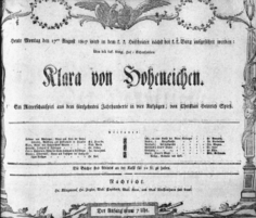 Theaterzettel (Oper und Burgtheater in Wien) 18070817 Seite: 1