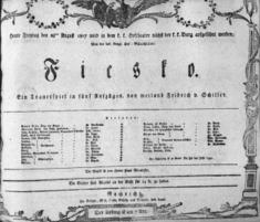 Theaterzettel (Oper und Burgtheater in Wien) 18070828 Seite: 1