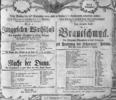 Theaterzettel (Oper und Burgtheater in Wien) 18070925 Seite: 1