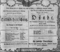 Theaterzettel (Oper und Burgtheater in Wien) 18071012 Seite: 1