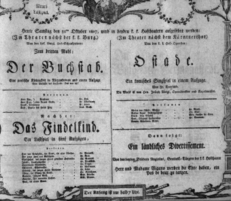 Theaterzettel (Oper und Burgtheater in Wien) 18071031 Seite: 1
