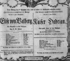 Theaterzettel (Oper und Burgtheater in Wien) 18071102 Seite: 1