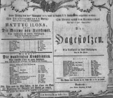 Theaterzettel (Oper und Burgtheater in Wien) 18071120 Seite: 1