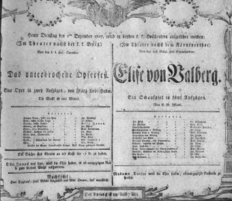 Theaterzettel (Oper und Burgtheater in Wien) 18071201 Seite: 1