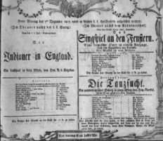 Theaterzettel (Oper und Burgtheater in Wien) 18071207 Seite: 1