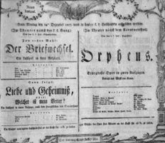 Theaterzettel (Oper und Burgtheater in Wien) 18071214 Seite: 1