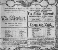 Theaterzettel (Oper und Burgtheater in Wien) 18071216 Seite: 1