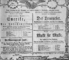 Theaterzettel (Oper und Burgtheater in Wien) 18071220 Seite: 1
