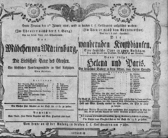 Theaterzettel (Oper und Burgtheater in Wien) 18080101 Seite: 1