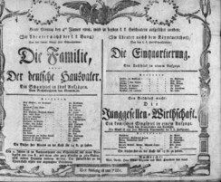 Theaterzettel (Oper und Burgtheater in Wien) 18080104 Seite: 1