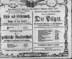 Theaterzettel (Oper und Burgtheater in Wien) 18080106 Seite: 1