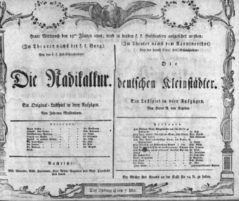 Theaterzettel (Oper und Burgtheater in Wien) 18080113 Seite: 1
